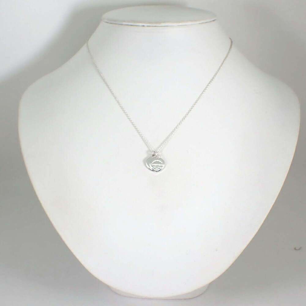 TIFFANY Authentic Silver Heart Necklace - Picture 3 of 10
